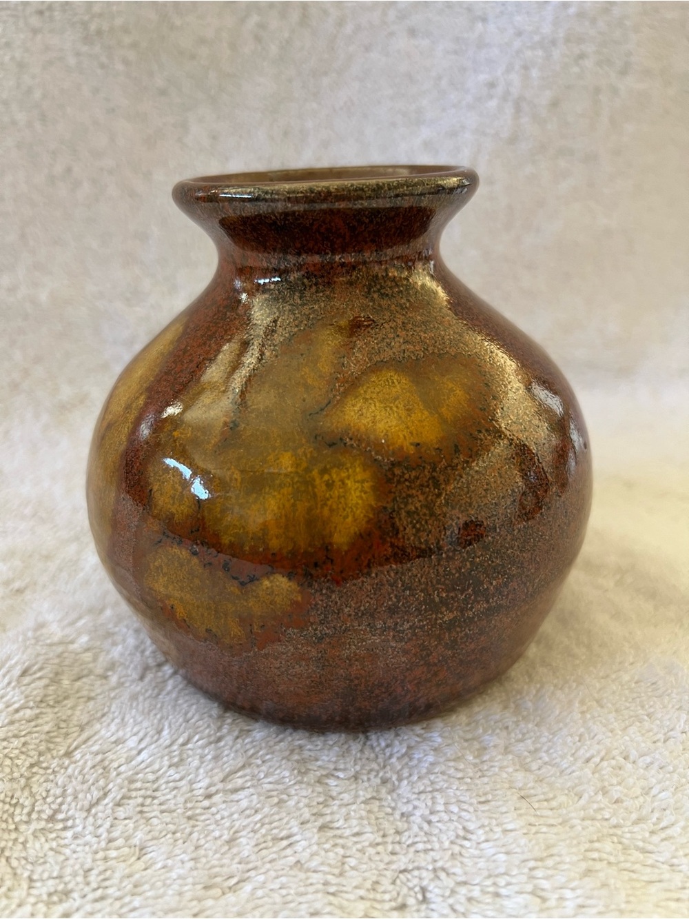Corbin Art Studio pottery vase 4-1/2 X 2